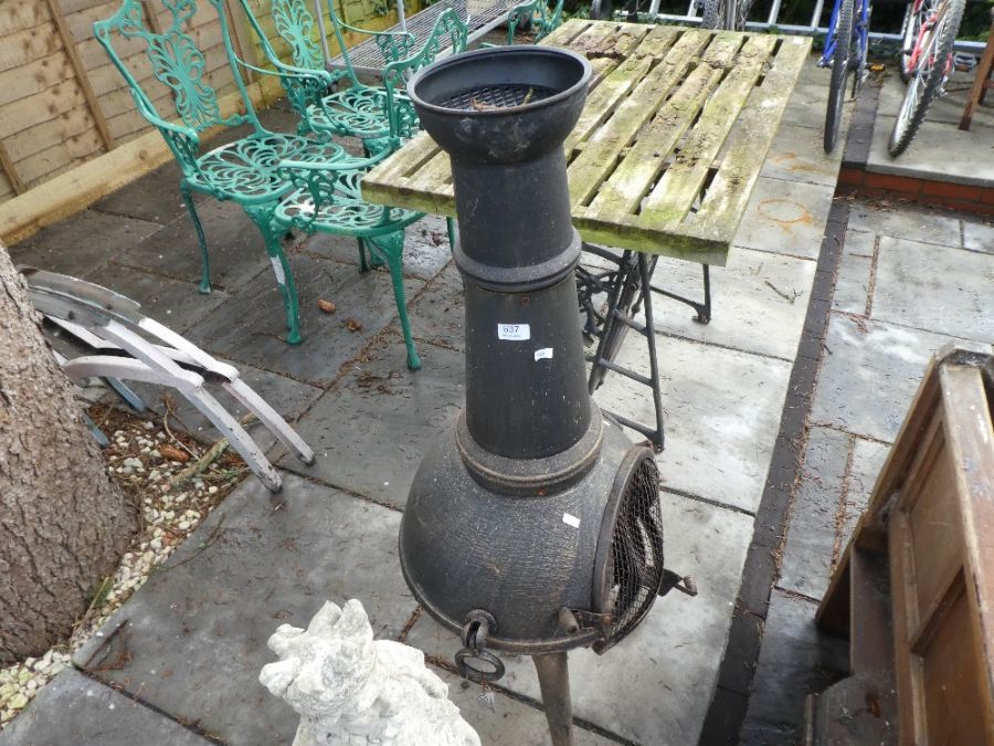 A modern Chiminea