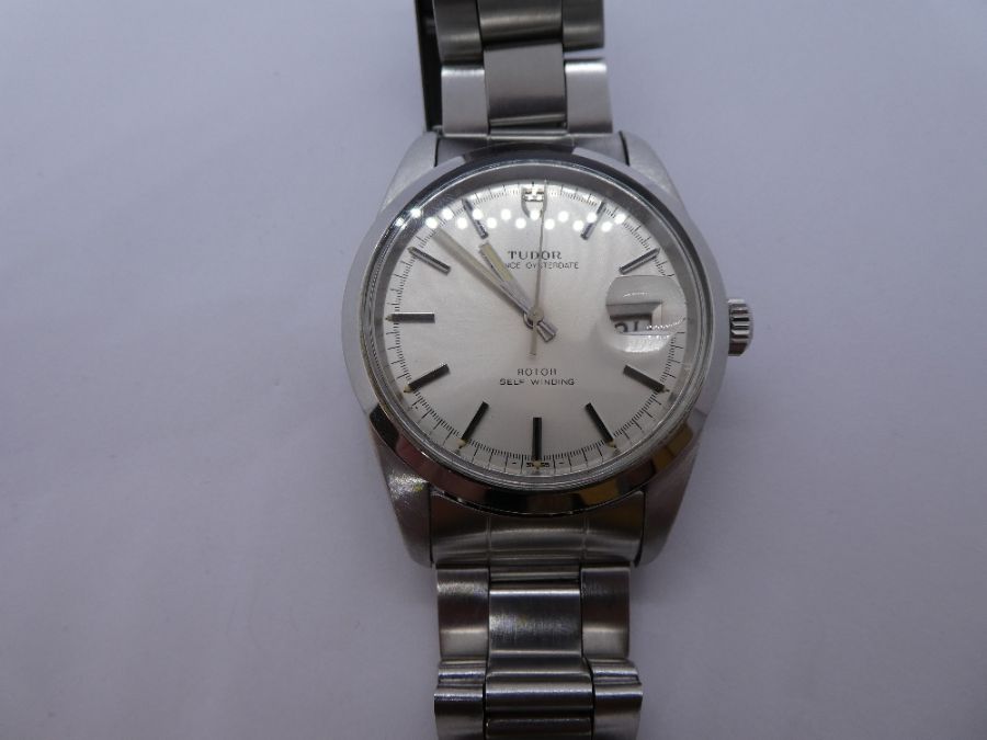 A stainless steel Tudor Gents wristwatch, possibly 1960s. - Image 2 of 7