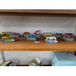 Matchbox Superfast, a quantity of 11 boxed Matchbox cars in mint condition, boxes fair to good