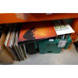 A quantity of vinyl LPs including V2, Neil Diamond and Genesis, etc