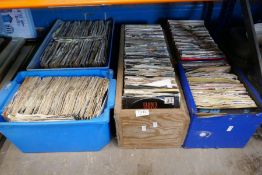 Large selection of singles 45s, from the 1980s and 1990s