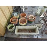 Various garden pots and similar