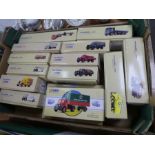 Corgi Classics, 14 boxed and mint buses and lorries