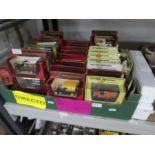 Matchbox models of Yesteryear, large tray full of boxed mint examples