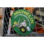 Michelin on tractor sign