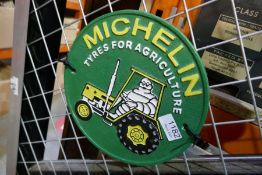 Michelin on tractor sign