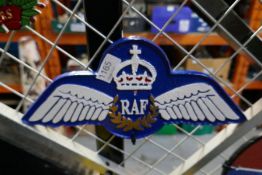 RAF wing sign