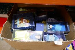 A selection of Disney figures mostly boxed O'Agostini magazines