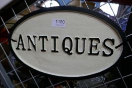 Large antique sign