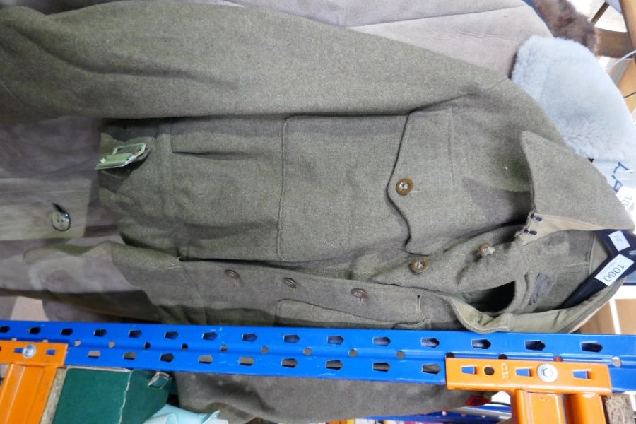 Vintage RAOC Army jacket with hat bearing Royal Army Ordnance Corps label - Image 3 of 3