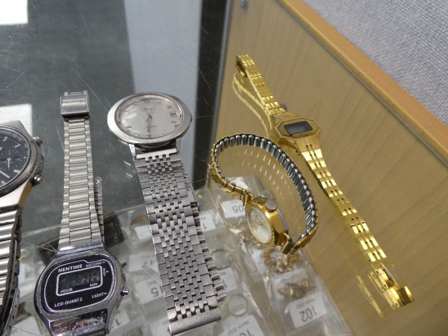 A selection of watches, various makes. Also including a silver pocket watch - Image 4 of 4