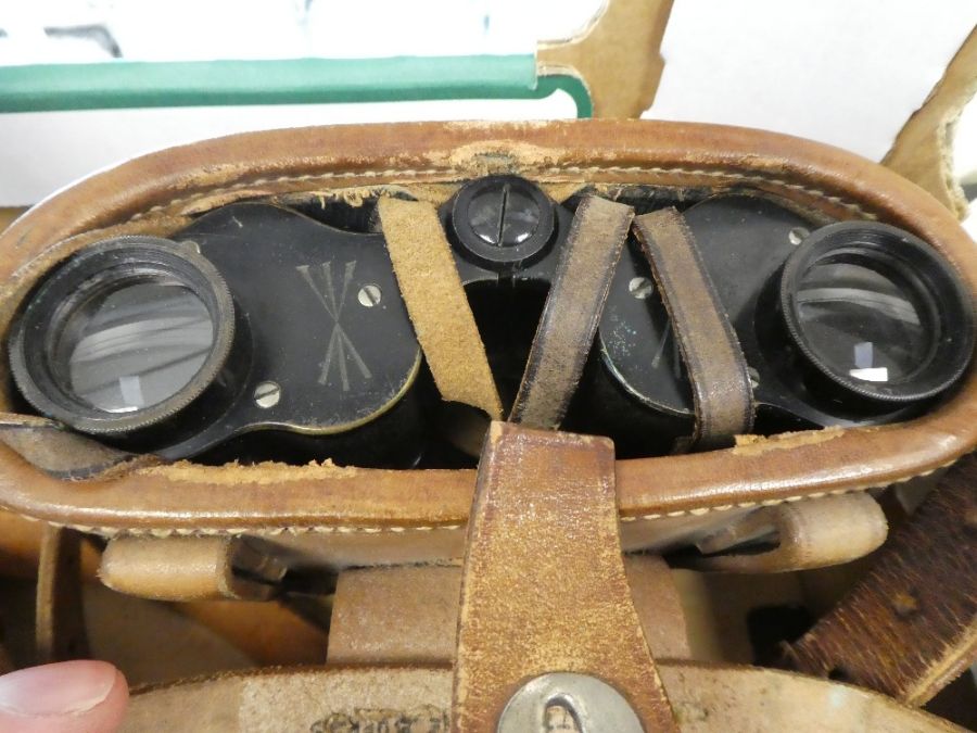 A WWI Officer's Orilux trench torch, a Taylor's Army dagger, an officers folding chair and sundry - Image 5 of 6