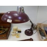 A Solere Paris, vintage adjustable desk lamp, probably 1950's