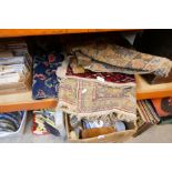 A selection of vintage rugs