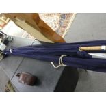 A Hardy Matchmaker 13" float fishing rod, 396cms, a Hardy 290cm rod and a highlander fishing rod by