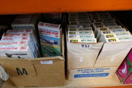 Two boxes of vintage model planes the 1:700 water line series