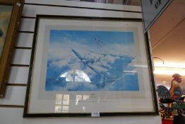 A pencil signed print entitled 'Spitfire,' by Robert Taylor