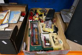 A selection of Corgi and Matchbox models, some boxed
