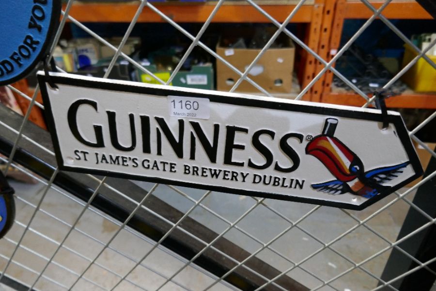 Guinness Arrow sign - Image 2 of 2