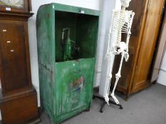 Large vintage garage forecourt Castrol Oil Pump dispenser