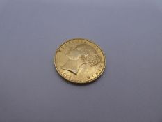 22ct yellow gold full sovereign dated 1862 young Victoria and shield back