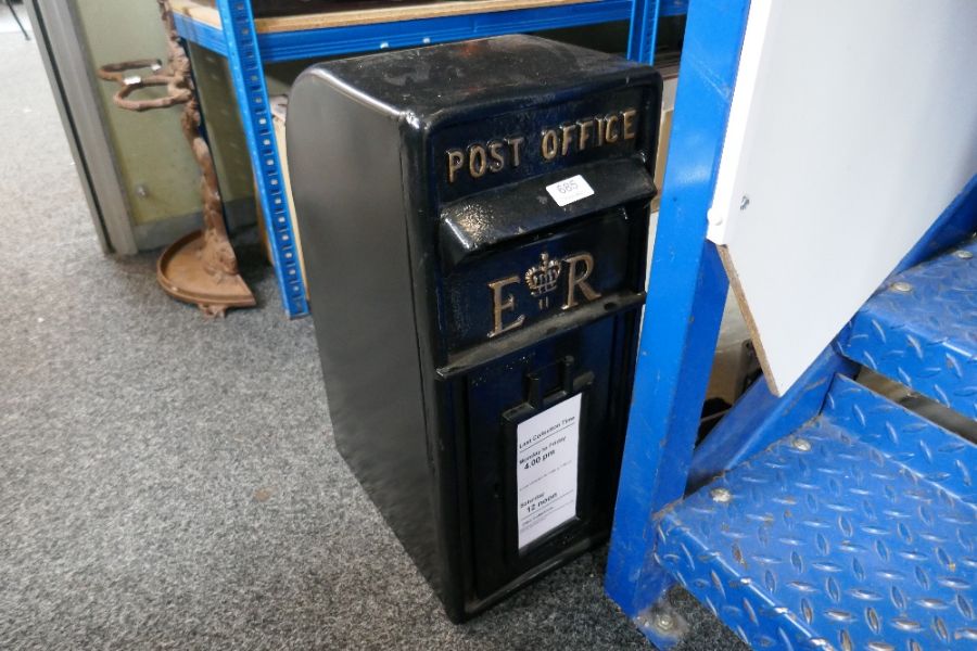 Large black Postbox (270mm deep) - Image 2 of 3