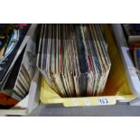 Five boxes of various LPs, including Classical, Jazz, Swing, etc
