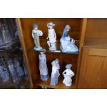 A quantity of Nao figurines
