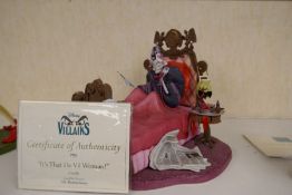 Walt Disney Classics Collection figure of Cruella De Ville, titled " It's that De Ville Woman!" Numb