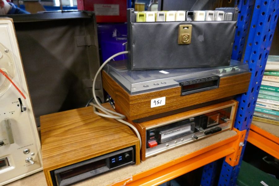 Two vintage Super 8 cartridge decks, a Hitachi Hi Fi and similar - Image 5 of 6