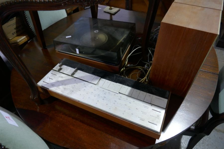 A Bang and Olufsen Beomaster 1200, a turntable and a pair of speakers - Image 2 of 2
