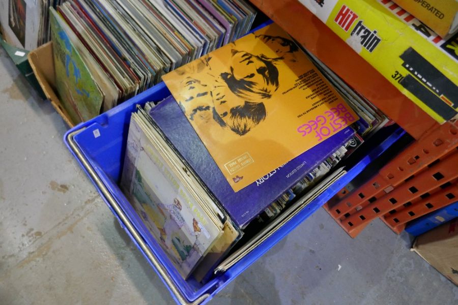 Three boxes of LPs to include Elton John, Abba, etc - Image 3 of 13