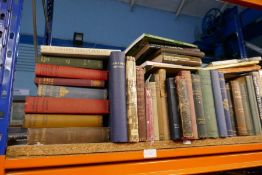 A shelf of books, some 19th century, relating to London