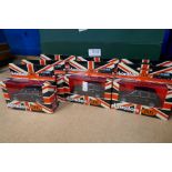 A quantity of boxed London Taxi models
