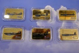 Commemorative RAF coin sets, The Official RAF Ingot collection, RAF Aircraft World War II collection