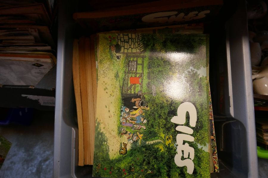 Crate of vintage Giles annuals - Image 3 of 5