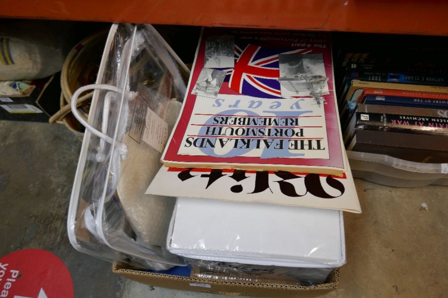 Box of commemorative china, books etc - Image 2 of 4