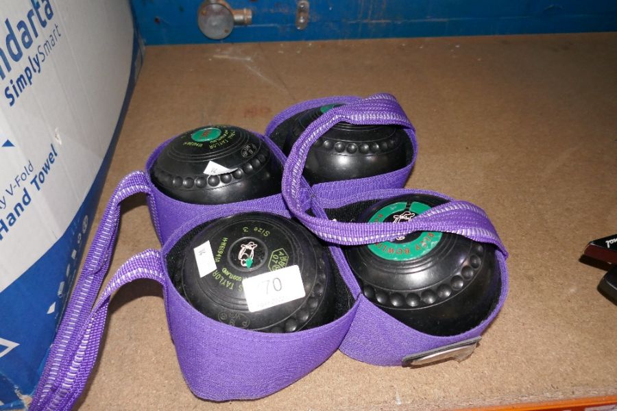 Four Thomas Taylor bowling balls - Image 3 of 3