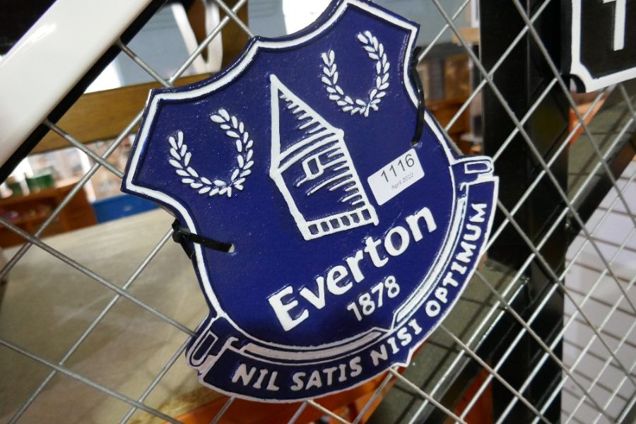 Everton Football Club sign