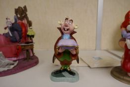 Walt Disney Classics Collection figure of The Footman, from Cinderella. Glass slipper also included