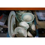 Box of Susie Cooper dinnerware,