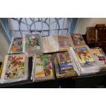 Comics, a quantity of various titles including Marvel and DC editions, mainly 1980's onwards but som
