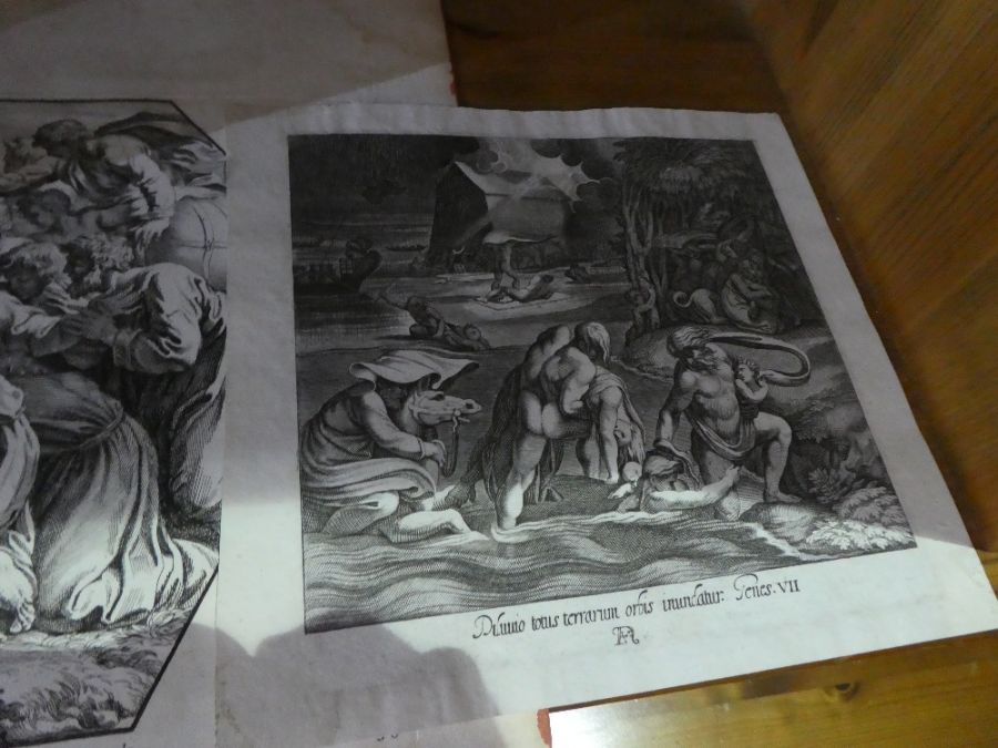 A small quantity of books and two antique continental prints - Image 2 of 3