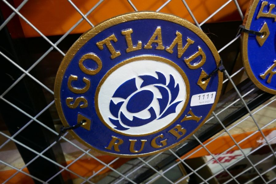 Scotland rugby sign - Image 2 of 2