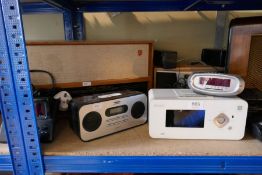 Three vintage Radios and sundry