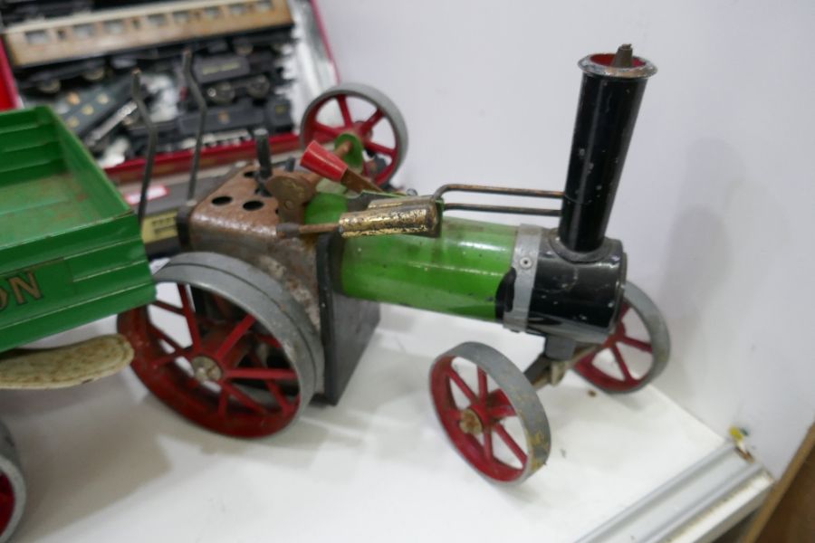 A Mamod steam wagon and a Mamod tractor engine - Image 4 of 4