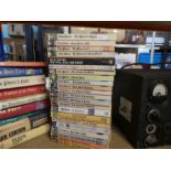 A quantity of paperback books and others