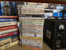 A quantity of paperback books and others