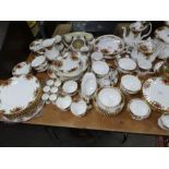 A quantity of Royal Albert "Old Country Roses" dinnerware and similar