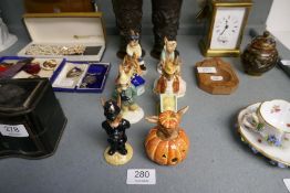 8 Royal Doulton Bunnykins figures
